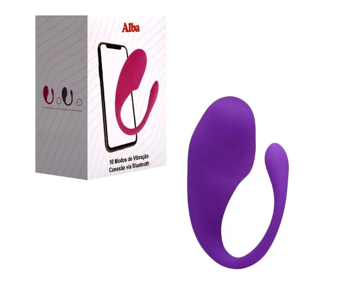 Foto do produto Vibrador Alba Aplicativo 10 Vibrações